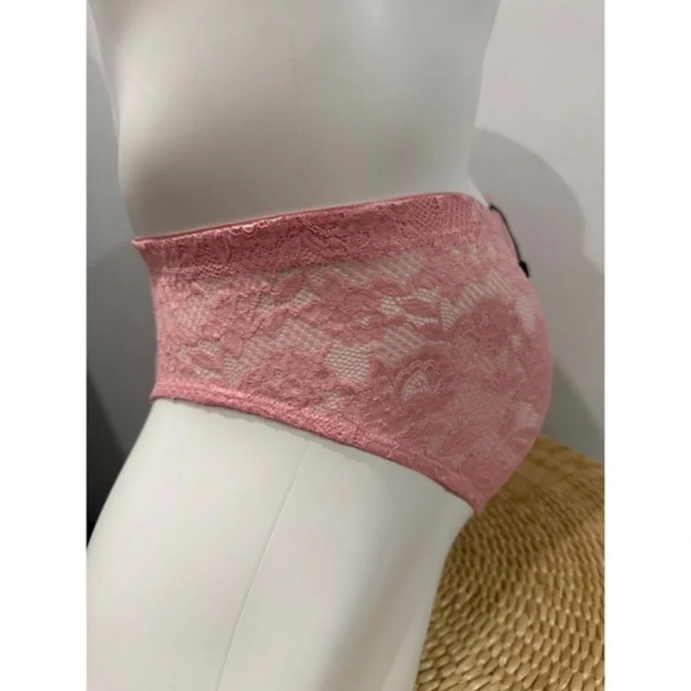 Cosabella Never Say Never Comfort Micro Brief Jaipur Pink Lace Mid Rise Brief M